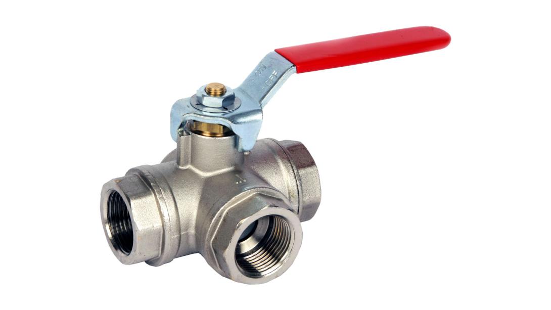 Steel tee valve